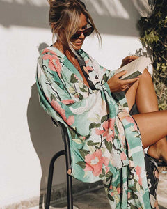 Boho Floral Kimono