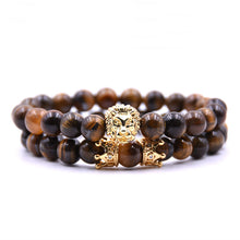 "Lion King" Natural Stone Beaded Bracelets