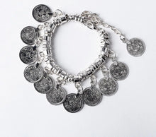 Ethic Vintage Silver Coin Bracelet.