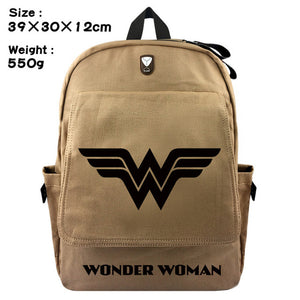 Wonder Woman Canvas Travel Backpack