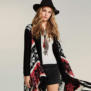 Beautiful Boho Ethnic Print Cardigan