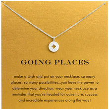 Minimalist Inspirational Compass Necklace for the Free Spirited Woman
