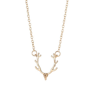 Beautiful Vintage-Inspired Bohemian Elk Antler Necklace. 3 to choose from.
